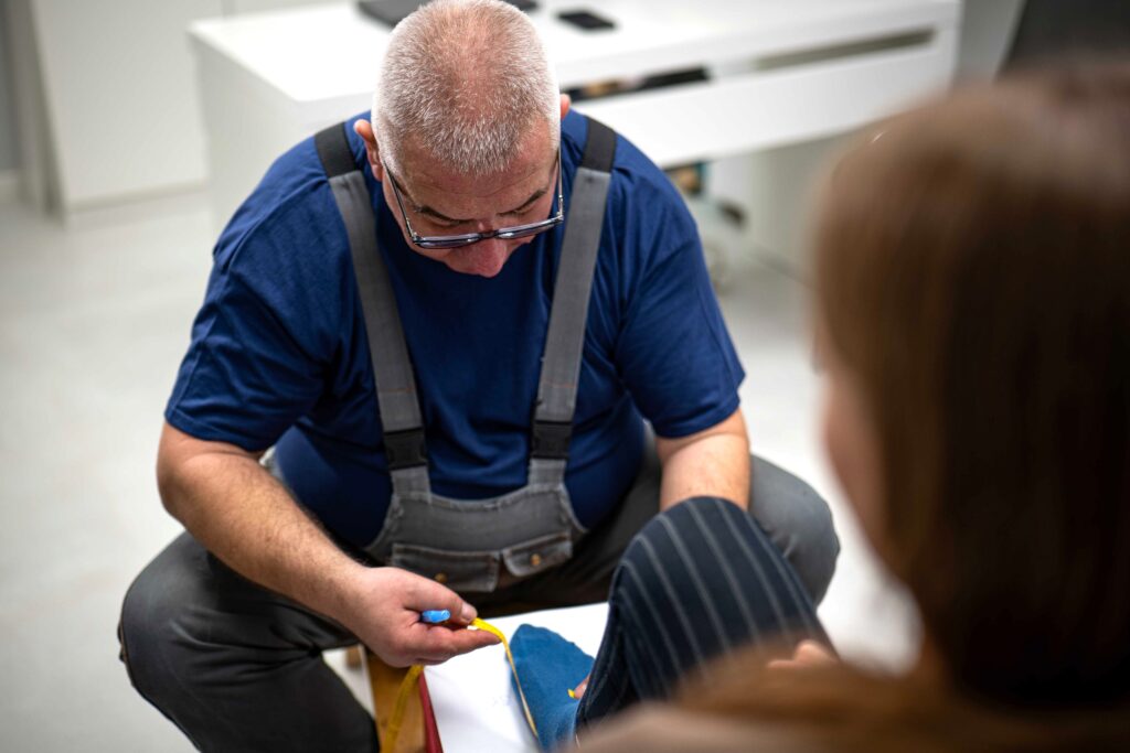 Miara na buty ortopedyczne